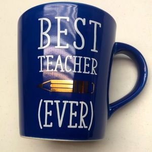 ⭐️HOST PICK ⭐️INDIGO LOGO COFFEE MUG BEST TEACHER EVER ⭐